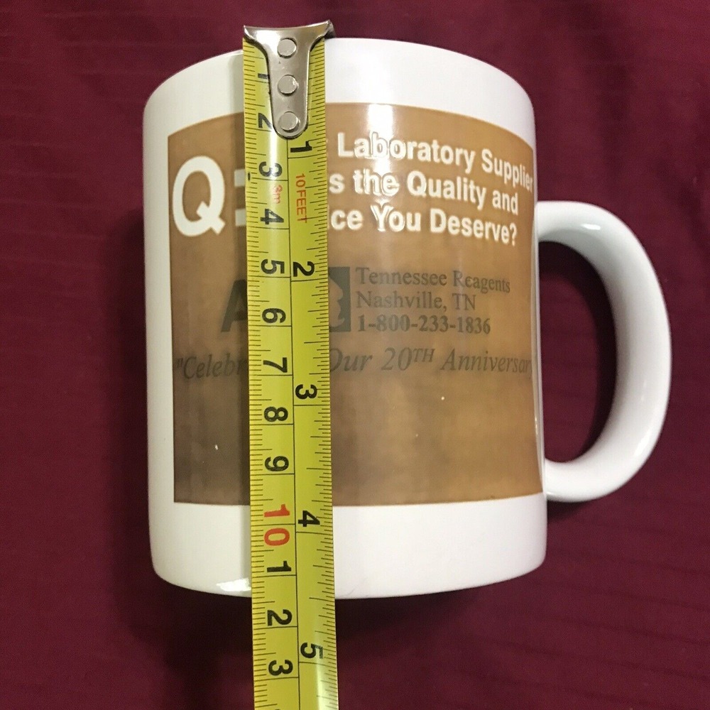 Tennessee Reagents Laboratory Supplier Nashville Coffee Mug Cup Large Linyi - Picture 3 of 5